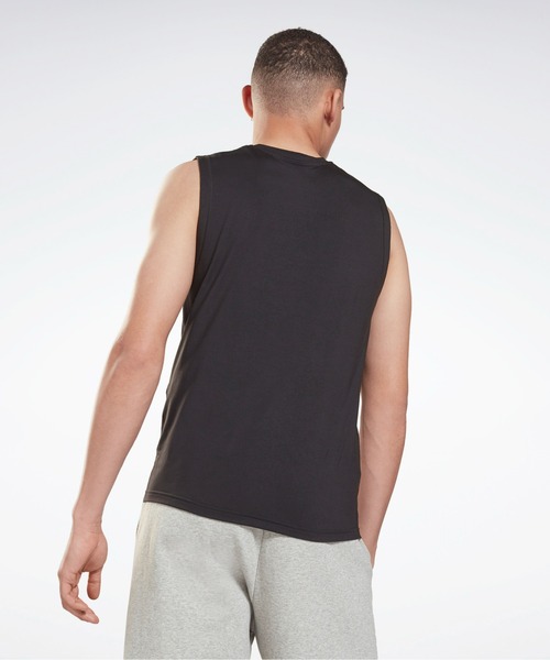 Reebok（リーボック）の「アクティブチル+ドリームブレンド タンクトップ /  Activchill+DreamBlend Tank Top /（タンクトップ・メンズ・ブラック・X-LARGE/LARGE/MEDIUM/X-SMALL/SMALL/XXX-LARGE/XX-LARGE）」の4枚目の写真
