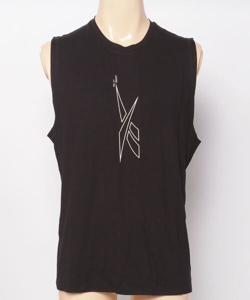 Reebok（リーボック）の「アクティブチル+ドリームブレンド タンクトップ /  Activchill+DreamBlend Tank Top /（タンクトップ・メンズ・ブラック・X-LARGE/LARGE/MEDIUM/X-SMALL/SMALL/XXX-LARGE/XX-LARGE）」の2枚目の写真