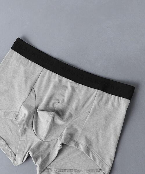 UNITED ARROWS（ユナイテッドアローズ）の「＜NEUTRALWORKS.＞ ローライズ ボクサー（ボクサーパンツ・メンズ・ブラック/グレー・M/L）」の4枚目の写真