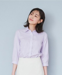Pitta Re:) | レギュラー衿 やわらかガーゼ 七分袖ビジネスワイシャツ(シャツ/ブラウス)