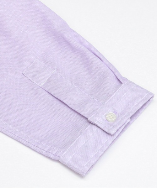 Pitta Re:)（ピッタリ）の「レギュラー衿 やわらかガーゼ 七分袖ビジネスワイシャツ（シャツ/ブラウス・レディース・ラベンダー・S/M/L/LL）」の7枚目の写真