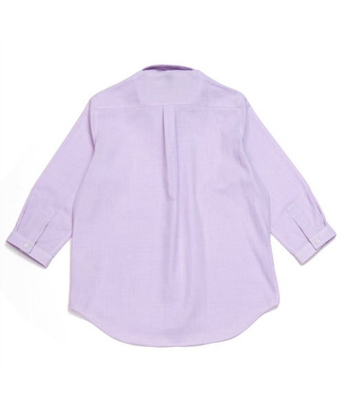 Pitta Re:)（ピッタリ）の「レギュラー衿 やわらかガーゼ 七分袖ビジネスワイシャツ（シャツ/ブラウス・レディース・ラベンダー・S/M/L/LL）」の10枚目の写真