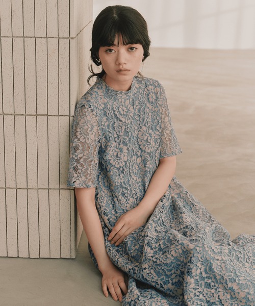 kaene（カエン）の「パイピングレースAラインドレス【結婚式 二次会