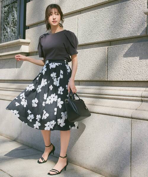 index(インデックス)の「◆SILKYSUPIMA オーバータックトップス【WEB限定カラー・サイズ】(Tシャツ/カットソー・レディース・ライトグレー/ブルー/ガンメタ/ホワイト系/ネイビー系5・40/38/42/36)」の6枚目の写真