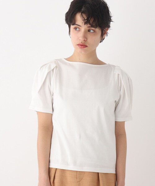 index(インデックス)の「◆SILKYSUPIMA オーバータックトップス【WEB限定カラー・サイズ】(Tシャツ/カットソー・レディース・ライトグレー/ブルー/ガンメタ/ホワイト系/ネイビー系5・40/38/42/36)」の7枚目の写真