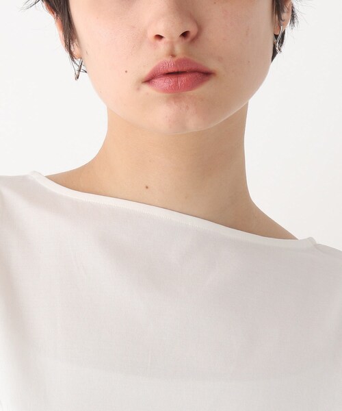 index(インデックス)の「◆SILKYSUPIMA オーバータックトップス【WEB限定カラー・サイズ】(Tシャツ/カットソー・レディース・ライトグレー/ブルー/ガンメタ/ホワイト系/ネイビー系5・40/38/42/36)」の10枚目の写真