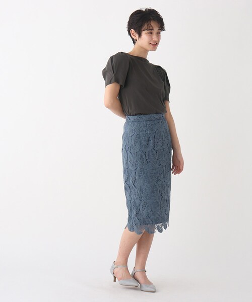 index(インデックス)の「◆SILKYSUPIMA オーバータックトップス【WEB限定カラー・サイズ】(Tシャツ/カットソー・レディース・ライトグレー/ブルー/ガンメタ/ホワイト系/ネイビー系5・40/38/42/36)」の20枚目の写真