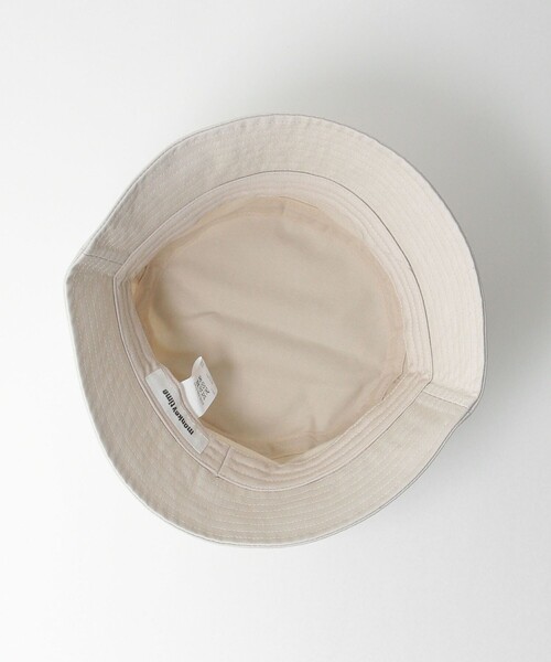 MONKEY TIME(モンキータイム)の「ツイル バケット ハット(ハット・メンズ・ナチュラル/ブラック/ネイビー/ダークグレー・FREE)」の5枚目の写真