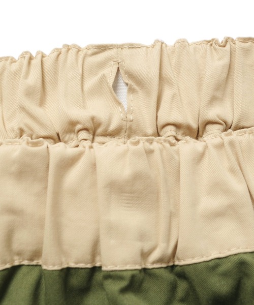 GLAZOS（グラソス）の「ツイル・ベルトデザインハーフパンツ【セットアップ対応】（その他パンツ・キッズ・ベージュ/ブラック/カーキ/マスタード/ブルー/マルチ・150cm/130cm/160cm/170cm/140cm）」の15枚目の写真
