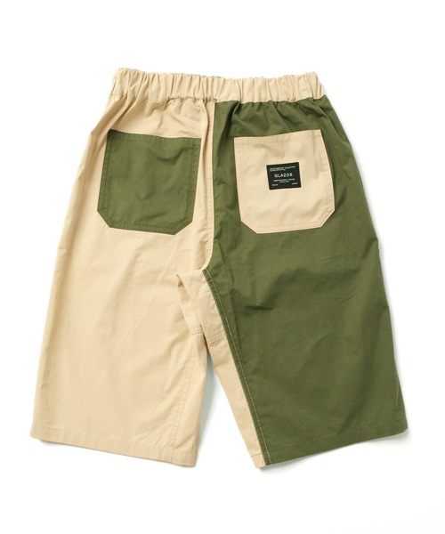 GLAZOS（グラソス）の「ツイル・ベルトデザインハーフパンツ【セットアップ対応】（その他パンツ・キッズ・ベージュ/ブラック/カーキ/マスタード/ブルー/マルチ・150cm/130cm/160cm/170cm/140cm）」の19枚目の写真