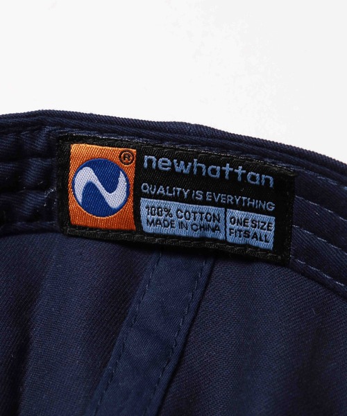newhattan(ニューハッタン)の「【newhattan/ニューハッタン】NYC刺繍ロゴ ベースボールキャップ(キャップ・メンズ・ネイビー/パープル/グリーン/オフホワイト/オレンジ/チャコールグレー/ブラック・フリ-)」の11枚目の写真