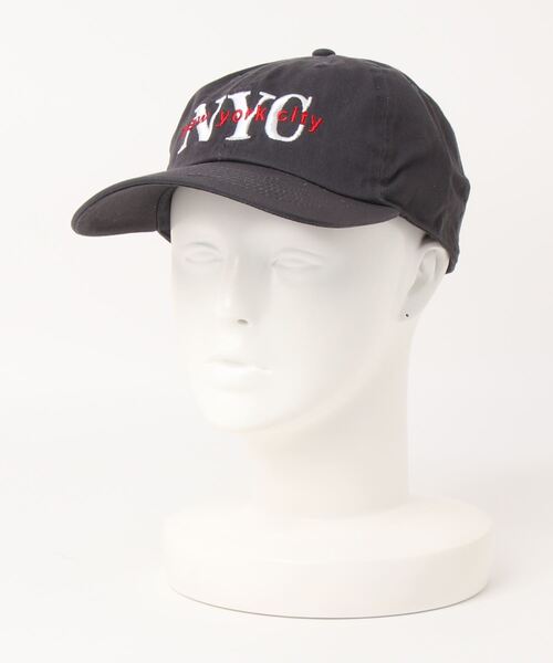 newhattan(ニューハッタン)の「【newhattan/ニューハッタン】NYC刺繍ロゴ ベースボールキャップ(キャップ・メンズ・ネイビー/パープル/グリーン/オフホワイト/オレンジ/チャコールグレー/ブラック・フリ-)」の14枚目の写真