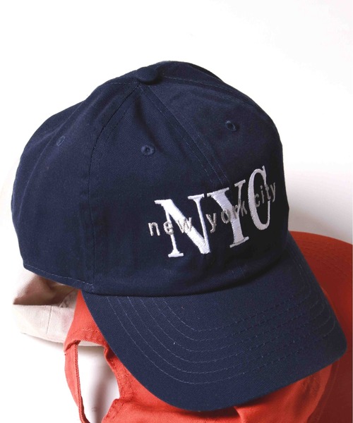 newhattan(ニューハッタン)の「【newhattan/ニューハッタン】NYC刺繍ロゴ ベースボールキャップ(キャップ・メンズ・ネイビー/パープル/グリーン/オフホワイト/オレンジ/チャコールグレー/ブラック・フリ-)」の20枚目の写真