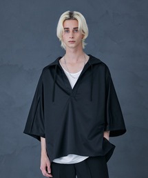 PUBLIC TOKYO | スキッパースタンドプルオｰバー(シャツ/ブラウス)