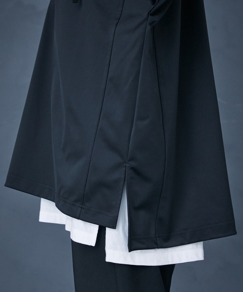 PUBLIC TOKYO（パブリックトウキョウ）の「スキッパースタンドプルオｰバー（シャツ/ブラウス・メンズ・ブラック/カーキ・FREE）」の10枚目の写真