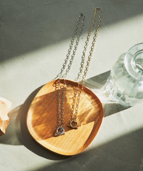 hinari（ヒナリ）の「マンテルチェーンネックレス（ネックレス・レディース・シルバー/ゴールド・FREE）」の3枚目の写真