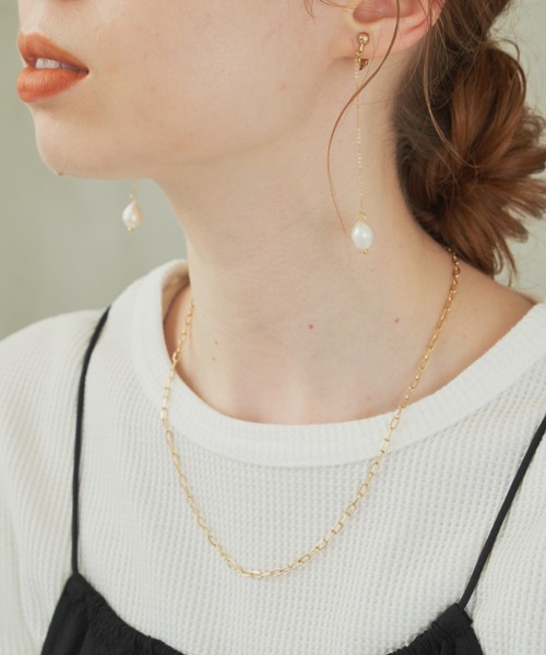 hinari（ヒナリ）の「マンテルチェーンネックレス（ネックレス・レディース・シルバー/ゴールド・FREE）」の22枚目の写真