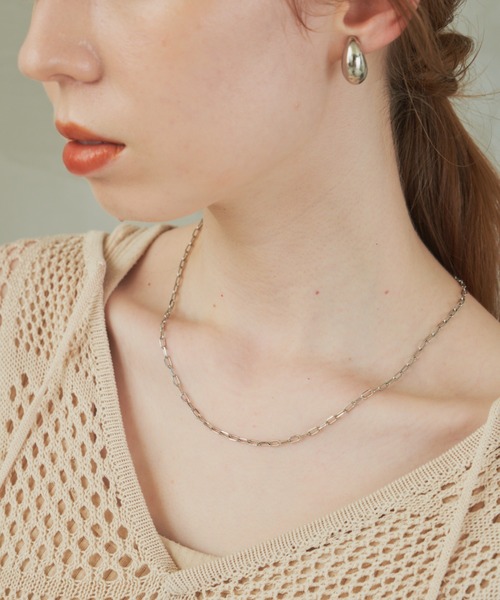 hinari（ヒナリ）の「マンテルチェーンネックレス（ネックレス・レディース・シルバー/ゴールド・FREE）」の9枚目の写真