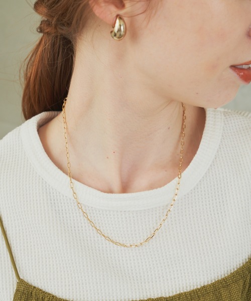 hinari（ヒナリ）の「マンテルチェーンネックレス（ネックレス・レディース・シルバー/ゴールド・FREE）」の6枚目の写真