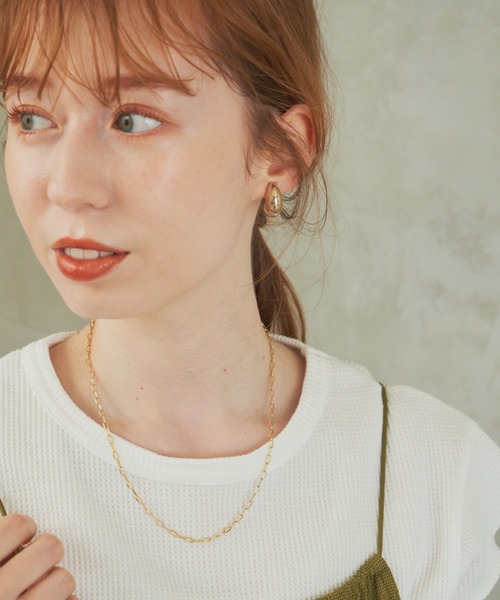 hinari（ヒナリ）の「マンテルチェーンネックレス（ネックレス・レディース・シルバー/ゴールド・FREE）」の7枚目の写真