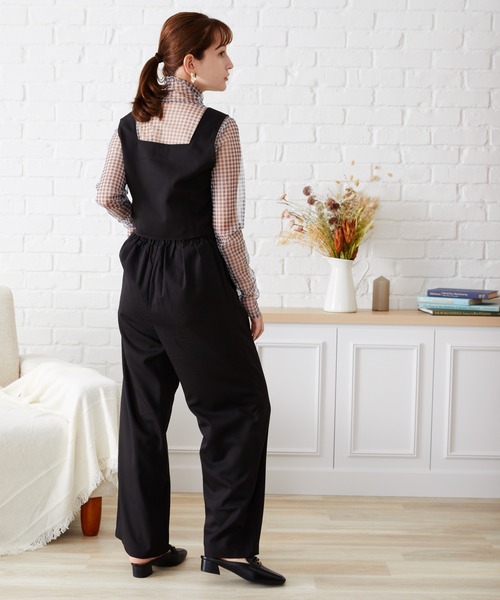 acro(アクロ)の「ビスチェとワイドパンツのセットアップ/AC1448(セットアップ・レディース・ブラック/ベージュ・フリ-)」の13枚目の写真