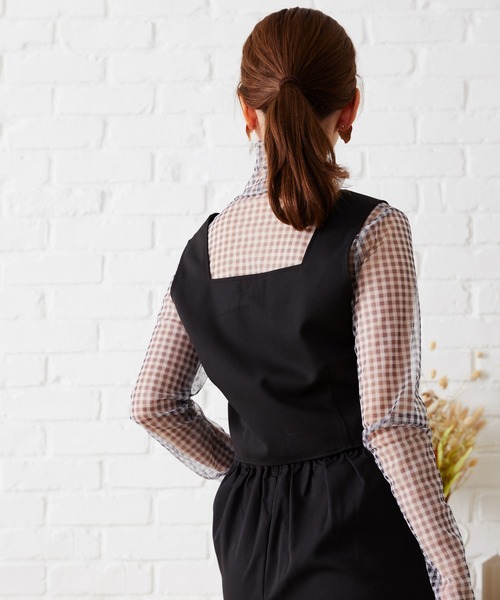 acro(アクロ)の「ビスチェとワイドパンツのセットアップ/AC1448(セットアップ・レディース・ブラック/ベージュ・フリ-)」の21枚目の写真