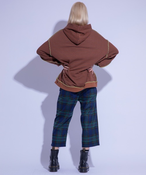 Candy Stripper（キャンディストリッパー）の「ANARCHY BEAR BORDER フーディー（パーカー・レディース・ブラック/ネイビー/ブラウン・2）」の19枚目の写真