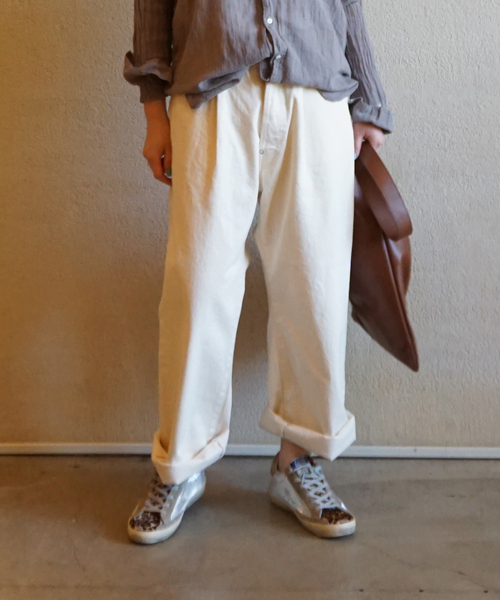 JOURNAL STANDARD LUXE(ジャーナルスタンダード ラックス)の「12OZデニム タック5PK(デニムパンツ・レディース・アイボリー/ネイビー・SMALL/MEDIUM)」の7枚目の写真