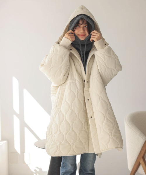 DONOBAN（ドノバン）の「バラクラバフーディー（ストール/ショール・レディース・ブラック/グレー/アイボリー/モカ・F）」の10枚目の写真