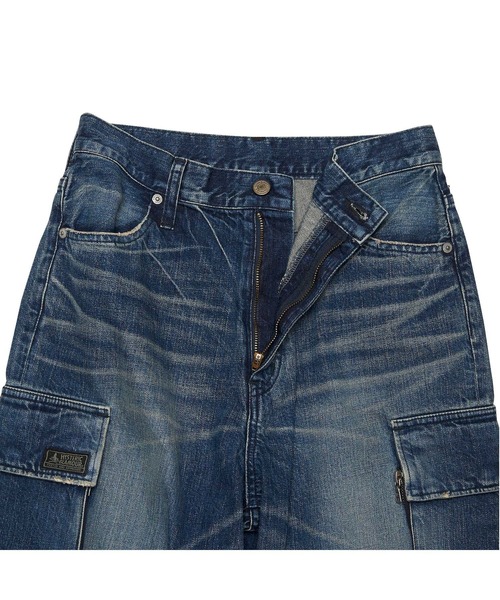 HYSTERIC GLAMOUR（ヒステリックグラマー）の「デニムカーゴパンツ（その他パンツ・レディース・ブラック/インディゴブルー・X-SMALL/SMALL/MEDIUM）」の7枚目の写真