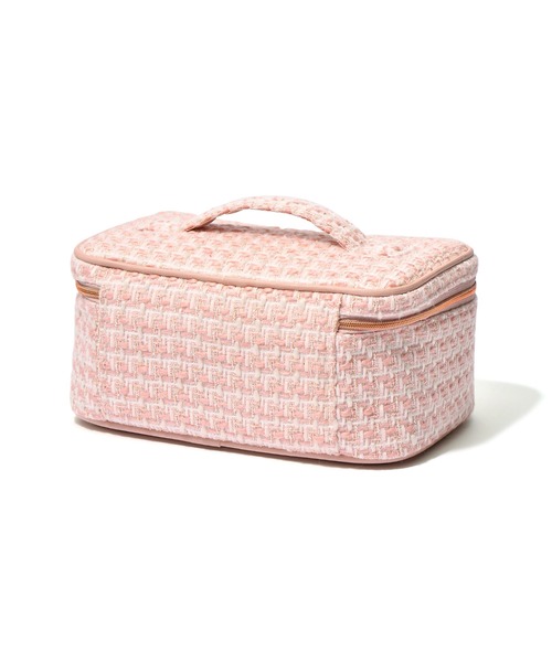 ツイード バニティポーチ S ピンク（ポーチ）｜Francfranc（フラン