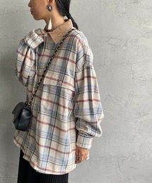 [UNIVERSAL OVERALL/ユニバーサルオーバーオール] 別注 オーバーサイズ チェックネルシャツジャケット