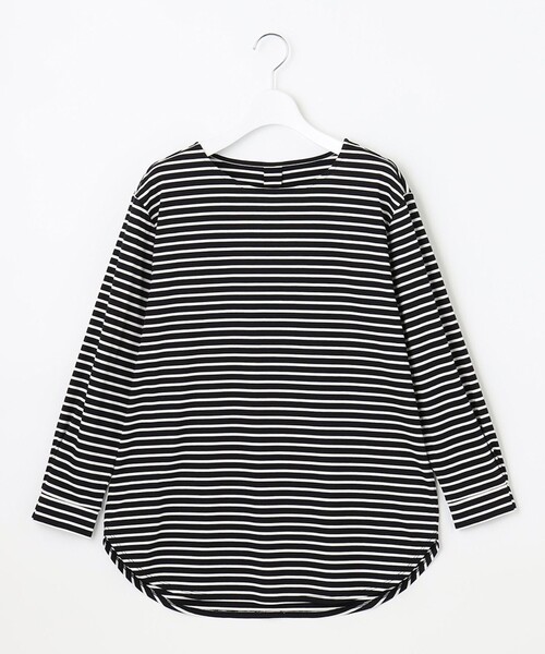 J.PRESS（ジェイプレス）の「ボーダージャージー カットソー（Tシャツ/カットソー・レディース・ホワイト系1・F）」の5枚目の写真