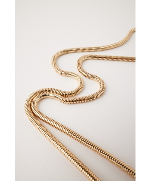 MOUSSY（マウジー）の「SNAKE CHAIN FLAP MINI バッグ（ショルダーバッグ・レディース・ゴールド/ブラック・FREE）」の9枚目の写真