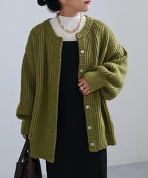 ap retro | 2022/AW モヘアタッチボリュームスリーブカーディガン(カーディガン/ボレロ)