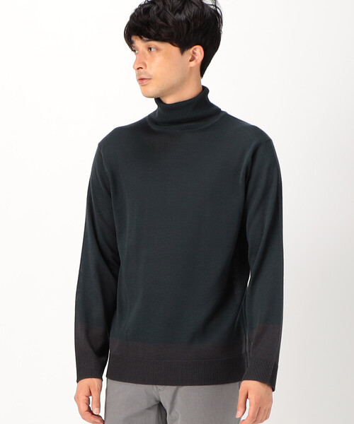 COMME CA ISM（コムサイズム）の「タートルネック ニット（ニット/セーター・メンズ・ブルー/グリーン/ブラック/ベージュ・MEDIUM/LARGE）」の10枚目の写真