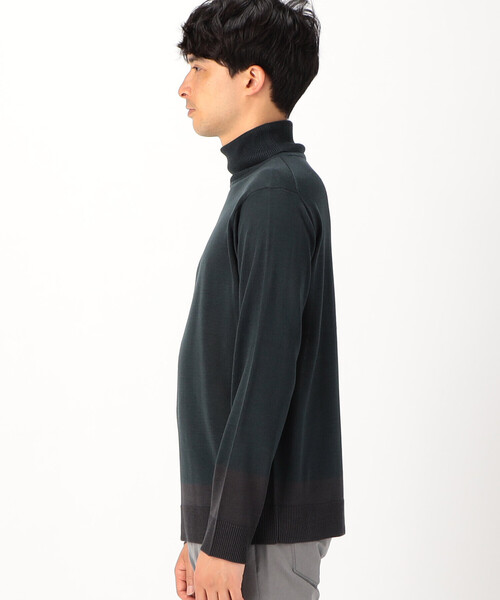 COMME CA ISM（コムサイズム）の「タートルネック ニット（ニット/セーター・メンズ・ブルー/グリーン/ブラック/ベージュ・MEDIUM/LARGE）」の15枚目の写真
