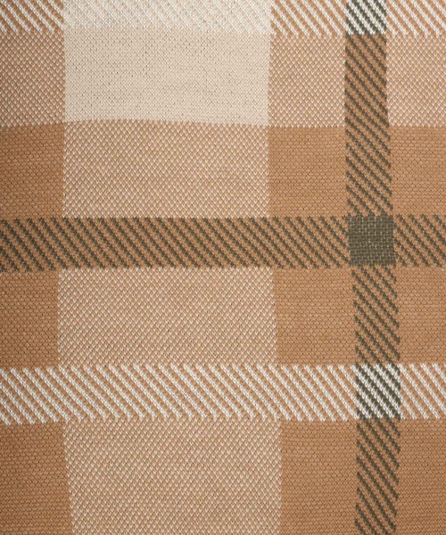 Salong hameu（サロン ハミュー）の「ビッグシルエット チェック柄Vネックニットベスト（ベスト・メンズ・ホワイト系その他/ブラック系その他/ブラウン系その他/ベージュ系その他・M/L）」の15枚目の写真