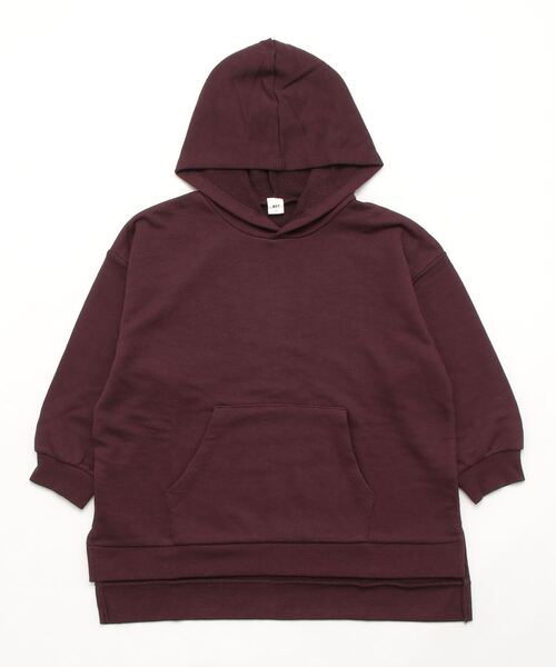 NHT（エヌエイチティー）の「NHT/エヌエイチティー ビッグパーカー（スウェット・キッズ・ベージュ/レッド系その他・110cm/120cm/130cm/140cm/150cm）」の9枚目の写真