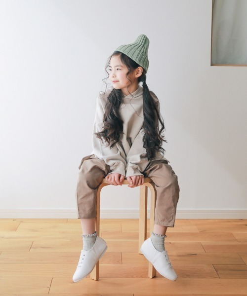 NHT（エヌエイチティー）の「NHT/エヌエイチティー ビッグパーカー（スウェット・キッズ・ベージュ/レッド系その他・110cm/120cm/130cm/140cm/150cm）」の19枚目の写真