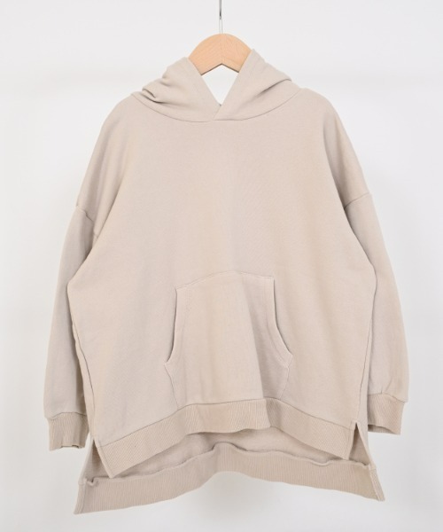 NHT（エヌエイチティー）の「NHT/エヌエイチティー ビッグパーカー（スウェット・キッズ・ベージュ/レッド系その他・110cm/120cm/130cm/140cm/150cm）」の8枚目の写真