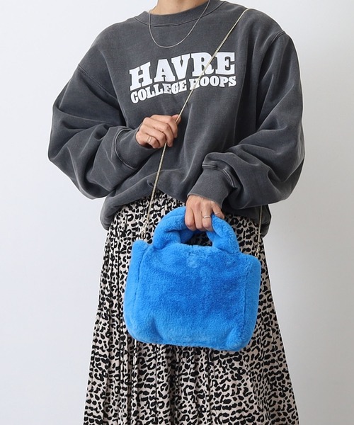 COOCO（クーコ）の「リバーシブルエコファーミニバッグ（ショルダーバッグ・レディース・ブラック/オフホワイト/オレンジ/ブルー・9）」の18枚目の写真