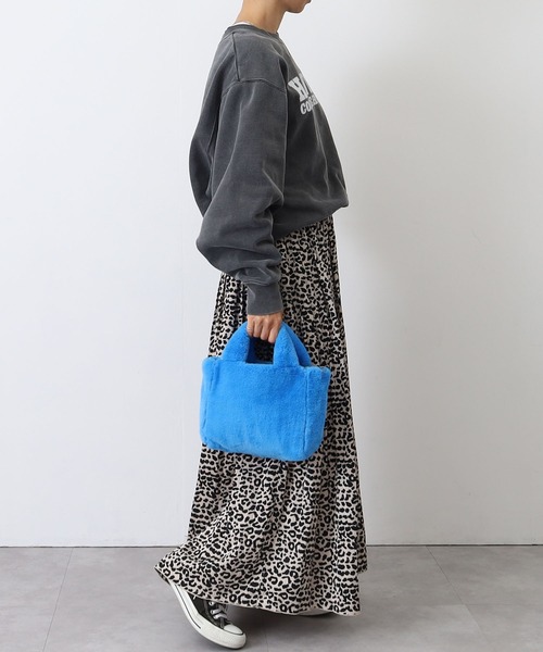 COOCO（クーコ）の「リバーシブルエコファーミニバッグ（ショルダーバッグ・レディース・ブラック/オフホワイト/オレンジ/ブルー・9）」の20枚目の写真