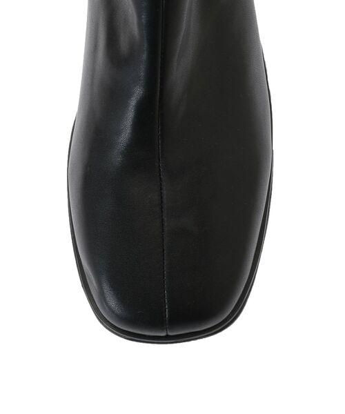 MERCURYDUO（マーキュリーデュオ）の「プラットフォームショートブーツ（ブーツ・レディース・ブラック/アイボリー・38/36）」の7枚目の写真