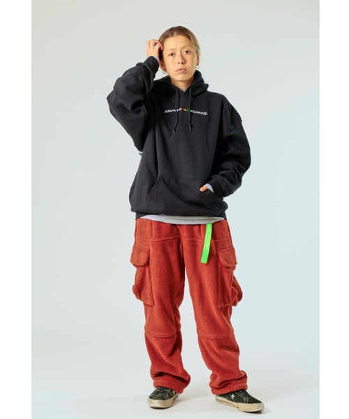 AlexanderLeeChang(アレキサンダーリーチャン)の「AlexanderLeeChang/アレキサンダーリーチャン BLC FLEECE ARMY CARGO PANTS(カーゴパンツ・メンズ・マスタード/ブラック/ブラウン・LARGE/X-LARGE/MEDIUM)」の2枚目の写真