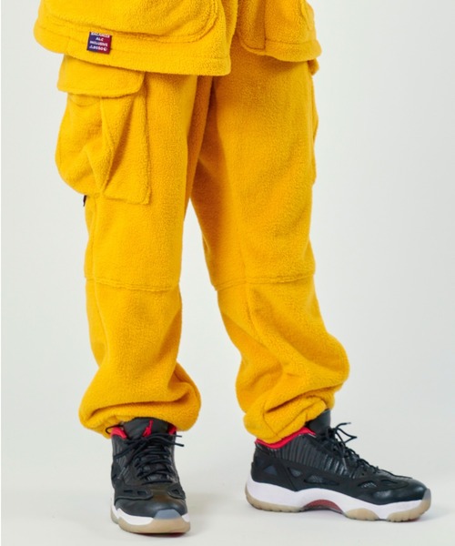AlexanderLeeChang(アレキサンダーリーチャン)の「AlexanderLeeChang/アレキサンダーリーチャン BLC FLEECE ARMY CARGO PANTS(カーゴパンツ・メンズ・マスタード/ブラック/ブラウン・LARGE/X-LARGE/MEDIUM)」の3枚目の写真