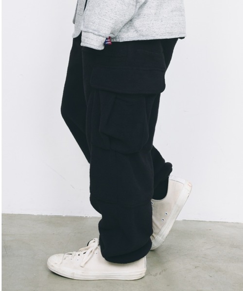 AlexanderLeeChang(アレキサンダーリーチャン)の「AlexanderLeeChang/アレキサンダーリーチャン BLC FLEECE ARMY CARGO PANTS(カーゴパンツ・メンズ・マスタード/ブラック/ブラウン・LARGE/X-LARGE/MEDIUM)」の1枚目の写真