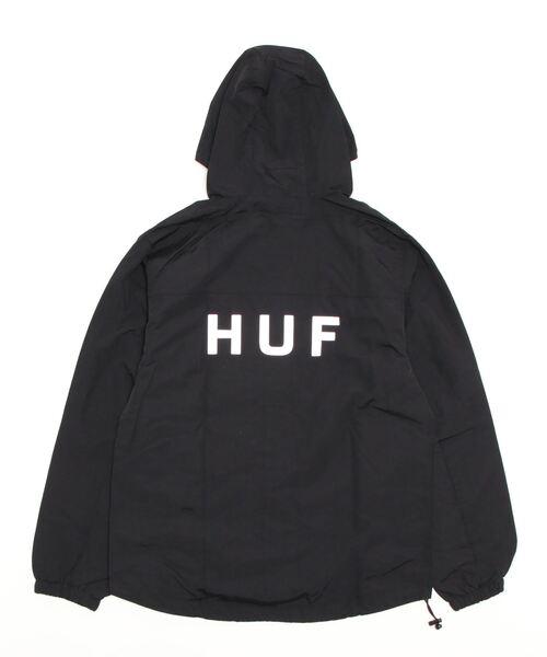 HUF（ハフ）の「HUF ESSENTIALS ZIP STANDARD SHELL JACKET ハフ エッセンシャル ジップ スタンダード シェル マウンテンパーカー（マウンテンパーカー・メンズ・ブラック/ネイビー・SMALL/MEDIUM/LARGE/X-LARGE）」の11枚目の写真