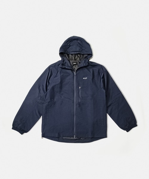 HUF（ハフ）の「HUF ESSENTIALS ZIP STANDARD SHELL JACKET ハフ エッセンシャル ジップ スタンダード シェル マウンテンパーカー（マウンテンパーカー・メンズ・ブラック/ネイビー・SMALL/MEDIUM/LARGE/X-LARGE）」の13枚目の写真