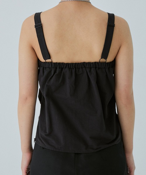 M TO R（ムウトアール）の「［TOPS］VTG GATHER CAMISOLE（キャミソール・レディース・ブラック・38/36）」の13枚目の写真